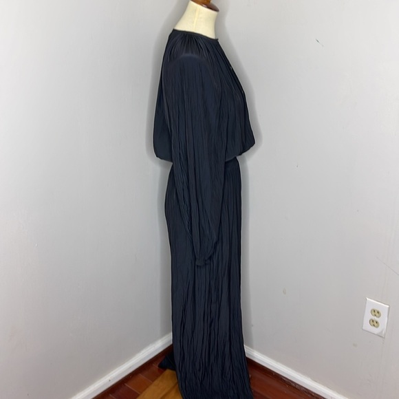 Ramy Brook Lea Crinkle Wide Leg Jumpsuit‎ in Navy - Picture 10 of 16
